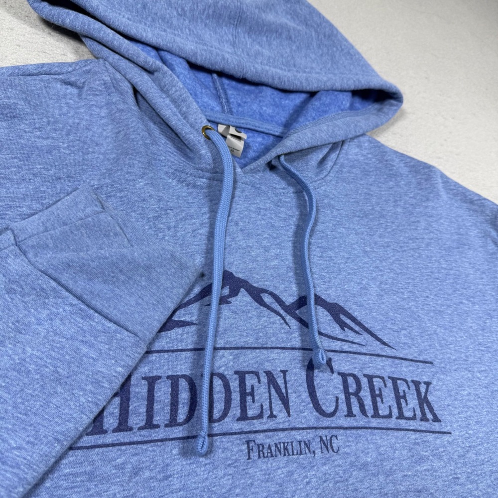 Next Level Apparel Hidden Creek Franklin NC Heather Blue Pullover Hoodie XL